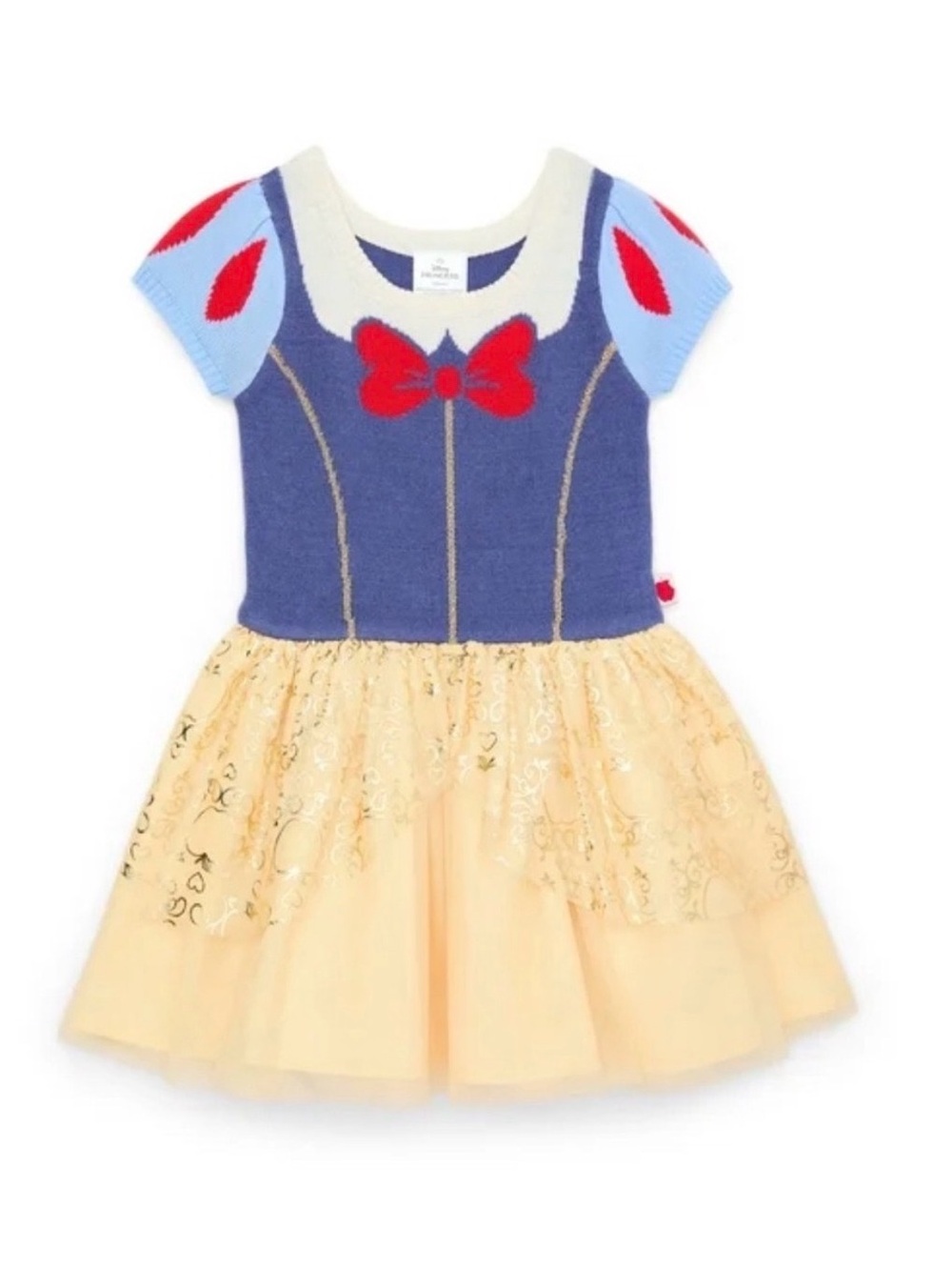 Disney Princess Snow White Short Sleeve Sweater Tutu Dress size 2T
